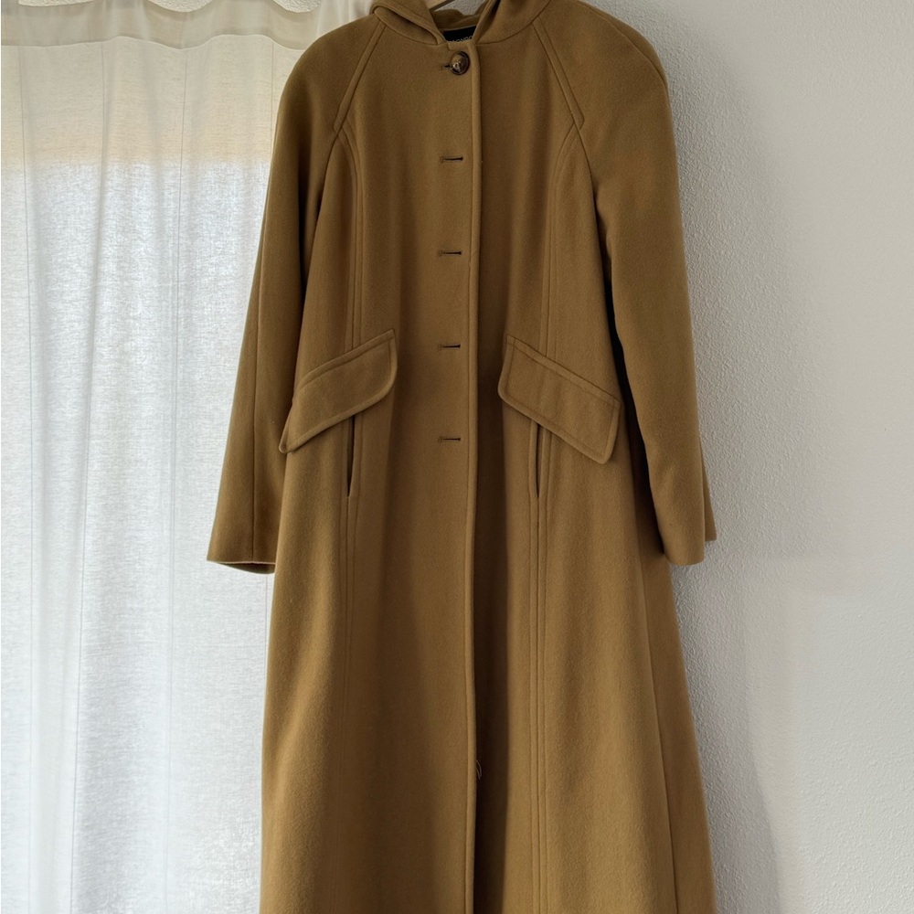 London Fog Camel Hooded Jacket